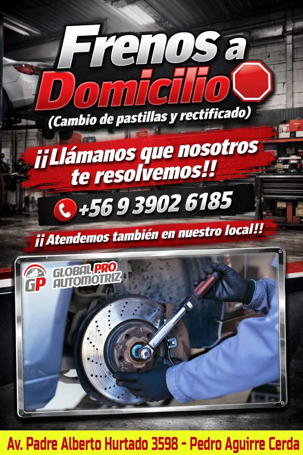 Cambio de pads de freno a home service safety