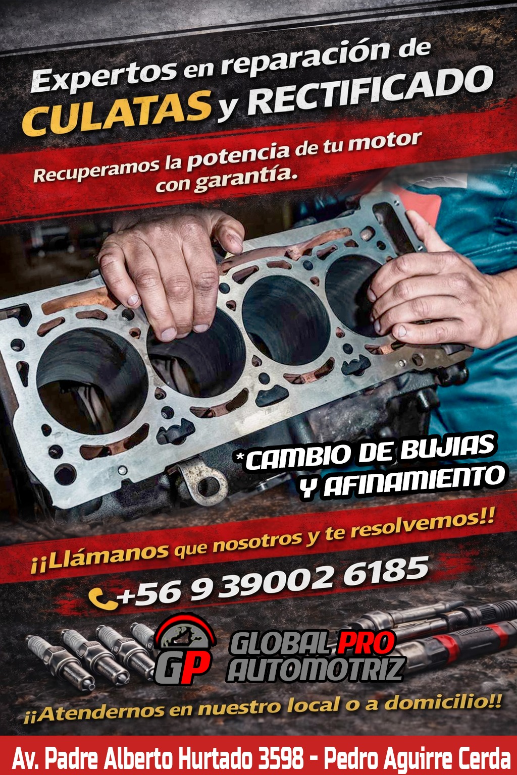 Reparación de culatas motor automotriz especialista